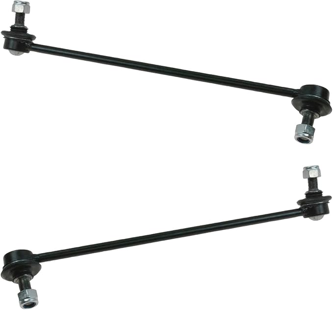 TRQ Front Driver and Passenger Side Sway Bar Link Set 2 Piece Compatible with 2007-2012 Hyundai Santa Fe 2007-2012 Veracruz 2011-2013 Kia Sorento