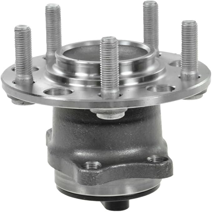 TRQ Rear Left and Right Wheel Bearing and Hub Assembly Set 2 Piece Compatible with 2007-2017 Jeep Patriot FWD 2007-2016 Jeep Compass FWD 2017 Compass MK FWD 2011-2014 Chrysler 200