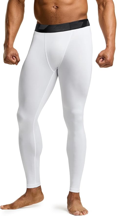 TSLA Men's Compression Pants - Cool Dry Athletic Sports Workout Running Tights Leggings Baselayer