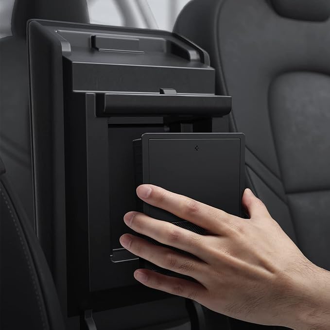 Spigen One-Tap Hidden Storage Box for Tesla Model Y (2020-2024) & Model 3 (2017-2023) [Not for Model Y Juniper (2025/26) and Model 3 Highland (2024/25)]