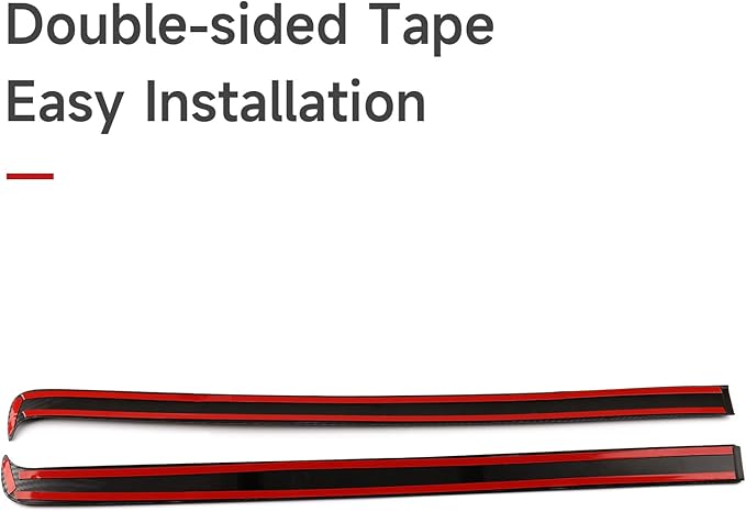 2PCS Car Dashboard Strip Passenger Trim Carbon Color ABS Decal Sticker for Tesla Model 3 Highland 2024 2025 2026 Model Y Juniper 2025 2026 Accessories