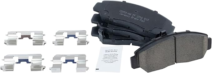 TRQ Front Brake Pads Ceramic Compatible with 2003-2007 Honda Accord 2006-2011 Civic