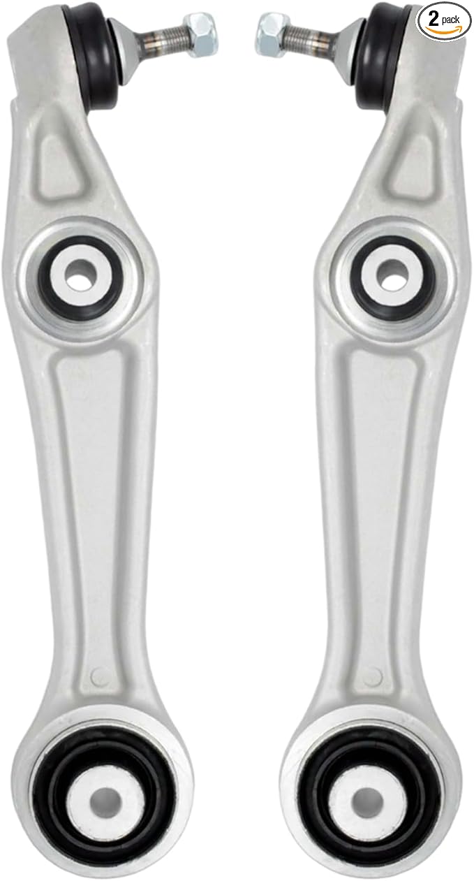Front Rearward Lower Control Arm with Ball Joint Compatible with Tesla Model S 2012-2021, Model X 2016-2021 Reference Numbers 1027351-00-C 1048951-00-A