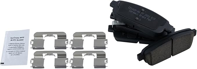 TRQ Premium Posi Ceramic Brake Pad Rear Set for Chevy Cruze Sonic Volt Encore