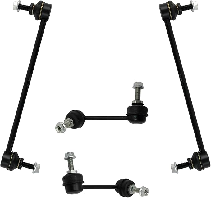 TRQ Front and Rear Sway Bar Link Set 4 Piece Compatible with 2013-2016 Dodge Dart