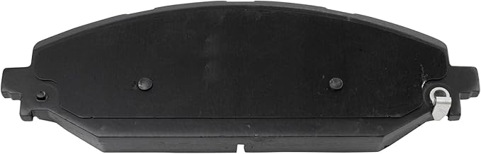 TRQ Front Ceramic Brake Pad Set Includes Contact Point Grease and Hardware Compatible with 2019-2023 Ram 1500 2022 Jeep Wagoneer 2022 Grand Wagoneer