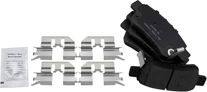 TRQ Rear Brake Pads Ceramic Compatible with 2005-2010 Honda Odyssey