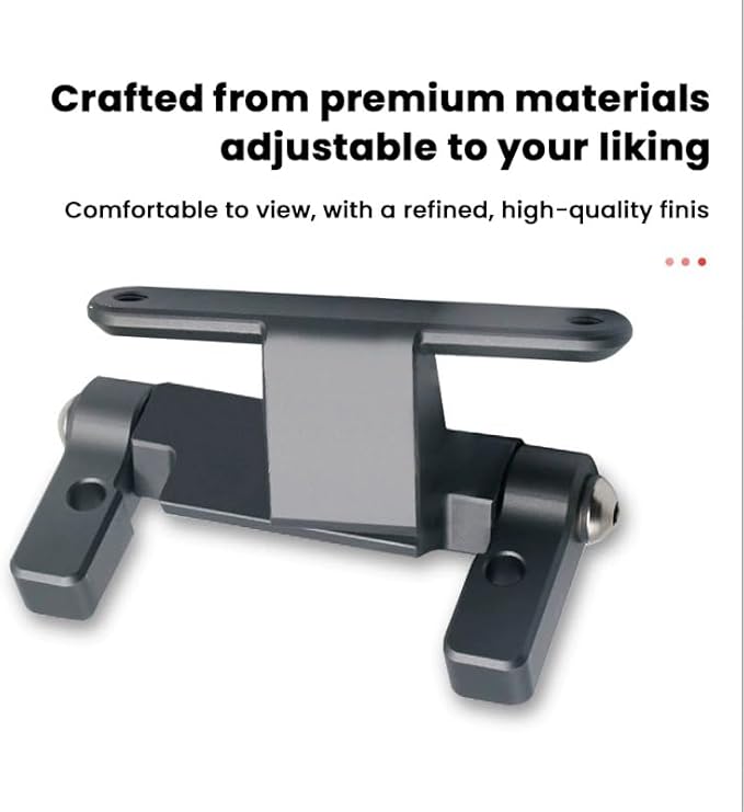 2026 Screen Swivel Mount for Model Y Juniper & Model 3 Highland Original Screen Center Console Navigation 4 Way Rotation Adjustment Screen Rotating Holder (Maintains Original Height)