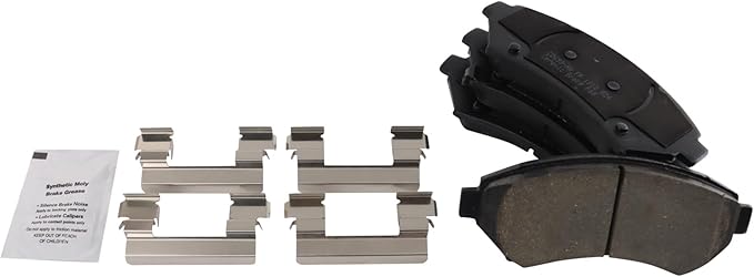 TRQ Front Posi Ceramic Brake Pad Kit for Chevy Pontiac Cadillac Buick