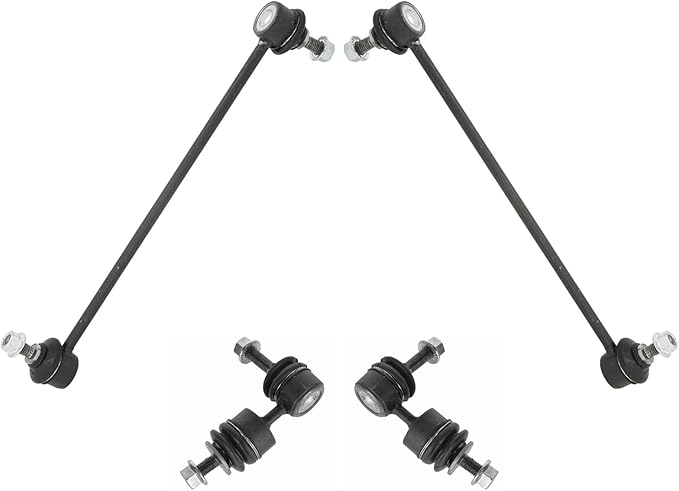TRQ Front & Rear Sway Bar Stabilizer Link Set Compatible with 2004-2009 Mazda 3 2006-2015 5