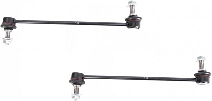 TRQ Front Driver and Passenger Side Sway Bar Link Set 2 Piece Compatible with 17-23 Hyundai Elantra 18-20 Elantra GT 17-22 Ioniq 18-23 Kona 19-23 Kona Electric 19-21 Veloster 17-22 Kia Niro