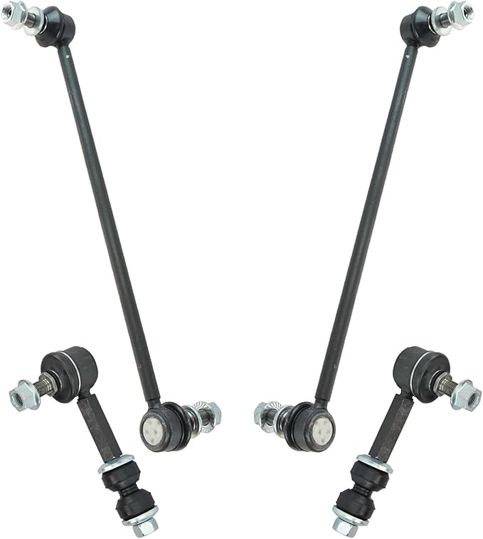 TRQ Front and Rear Sway Bar Link Set 4 Piece Compatible with 2006-2018 Toyota RAV4 2015-2017 Lexus NX200t 2015-2019 NX300h 2018-2019 NX300