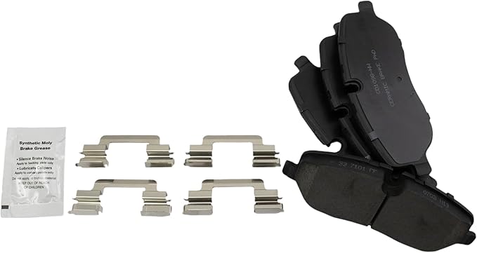TRQ Front Brake Pads Ceramic Compatible with 2005-2009 Land Rover LR3 2006-2009 Range Sport