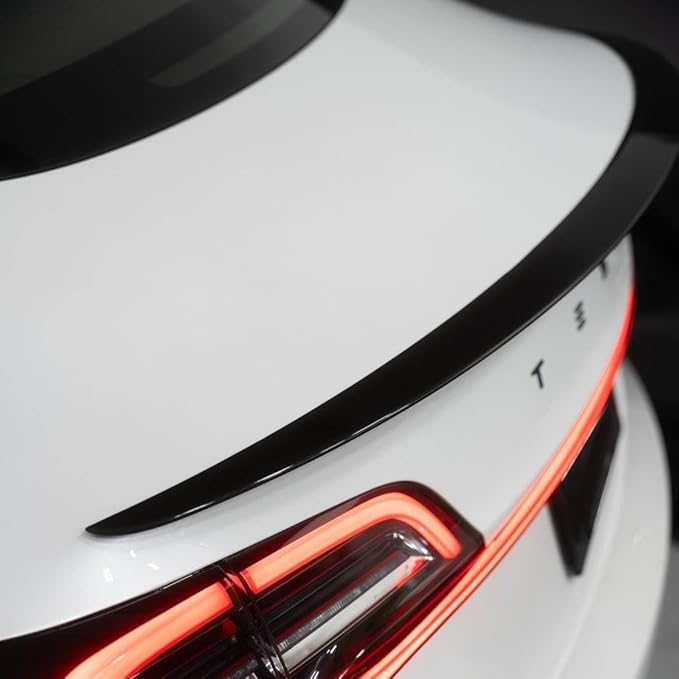 for 2017-2023 Tesla Model 3 Rear Spoiler Model 3 Accessories Rear Trunk Lip Wing (Gloss Black)