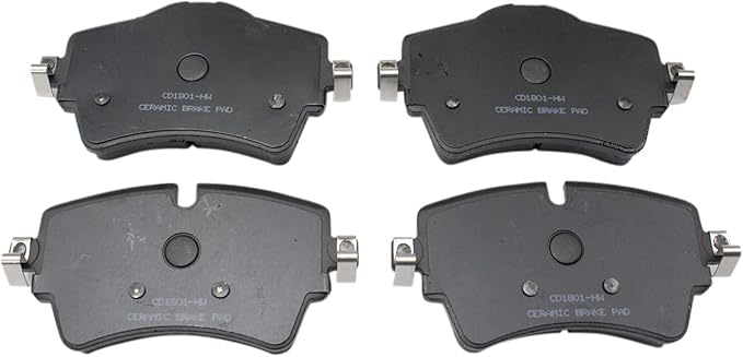 TRQ Front Ceramic Brake Pad Set Compatible with 17-21 Mini Cooper S 17-19 Clubman ALL4 16-19 Base 2016 294mm Front Rotors 2015 5 Lug Wheels