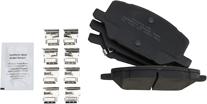 TRQ Front Brake Pads Ceramic Compatible with 2020 Buick Envision 2020-2021 Cadillac CT5 2021 XT4 Chevrolet Equinox GMC Terrain