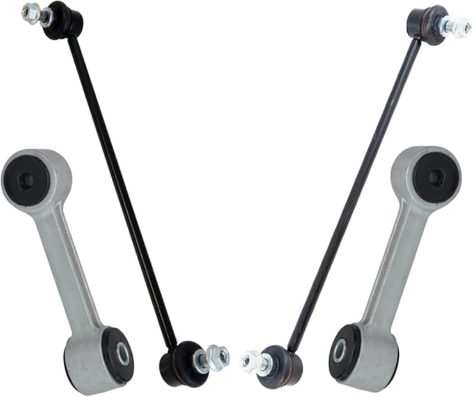 TRQ Sway Bar Stabilizer Link Set Front & Rear Compatible with 06 330xi