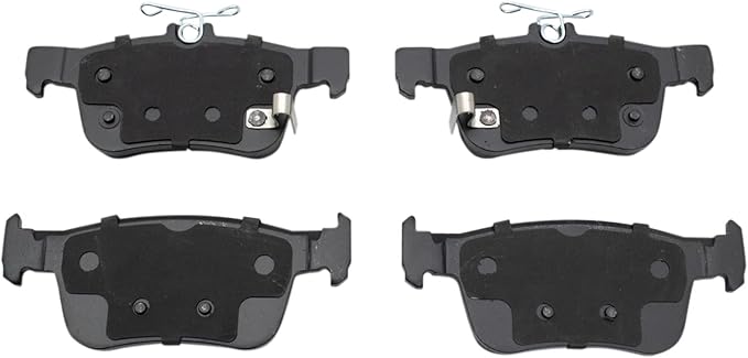 TRQ Rear Brake Pads Ceramic Compatible with 2019-2021 Acura RDX 2016-2022 Honda Civic