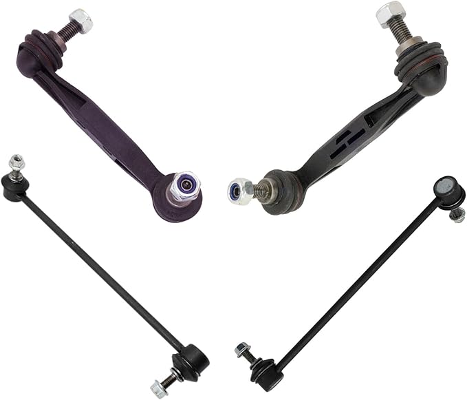 TRQ 4pc Front & Rear Suspension Sway Bar End Link Kit Set Direct Fit for BMW