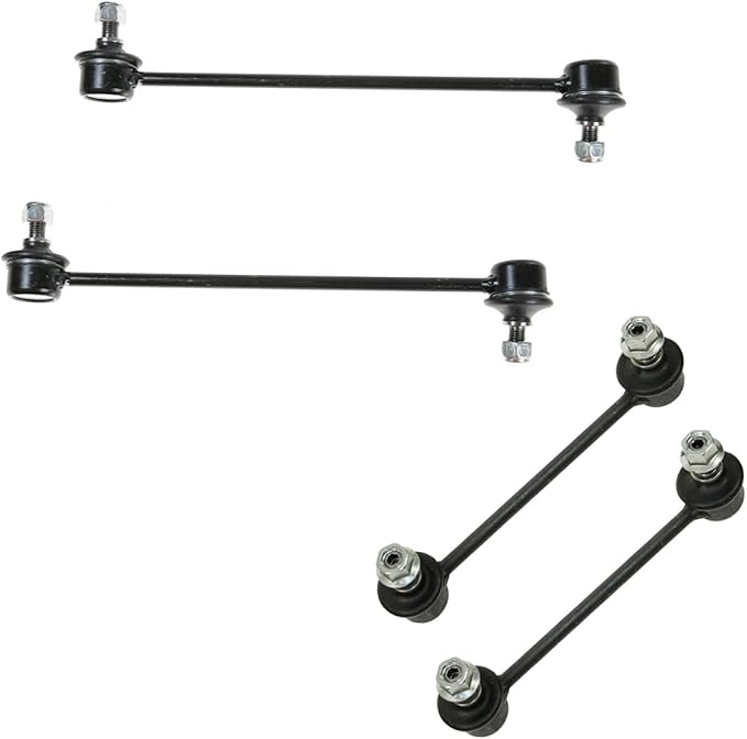 TRQ Front & Rear Sway Bar Stabilizer Link Set Compatible with 2001-2003 Mazda Protege 2002-2003 Protege5