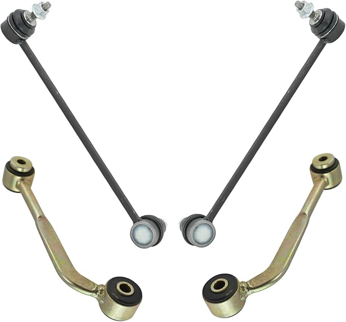 TRQ Sway Bar Link Set Compatible with 2001-2009 Mercedes-Benz