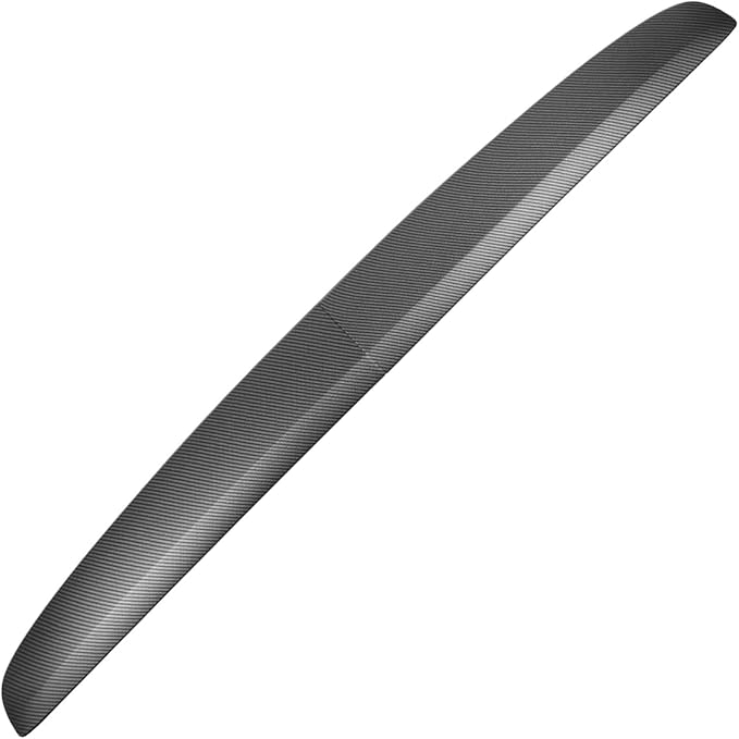KKTR-CAR Dashbooard Cover 2pcs ABS Dashboard Panel Trim Cover Sticker Compatible with Tesla Model Y Juniper 2025 2026 Model 3 Highland 2024-2026 (Matte Carbon Fiber)