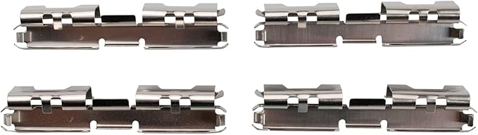 TRQ Rear Brake Pads Ceramic Hardware Compatible with 2015-2022 Ford F-150 2018-2022 Expedition 2018-2023 Lincoln Navigator