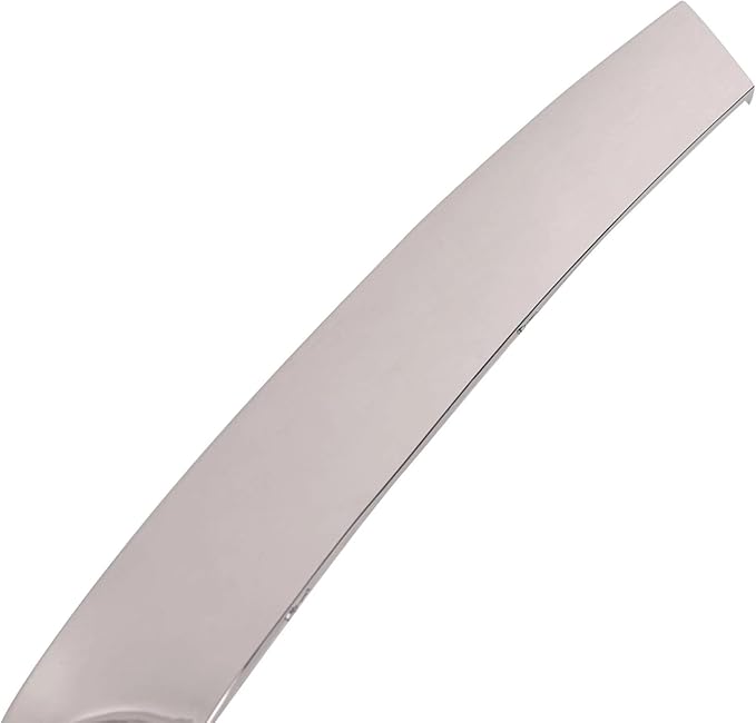 Front Upper Grille Trim, Chrome ABS Plastic, Compatible with Tesla Model X 2016-2020, ABS Silver,OEM 1047022-00-D