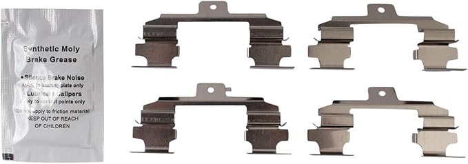TRQ Front Brake Pads Ceramic Hardware Wear Sensor Compatible with 2003-2006 Acura MDX 1997-2001 Infiniti Q45 1997-2003 QX4 1996-2004 Nissan Pathfinder 2004-2009 Quest