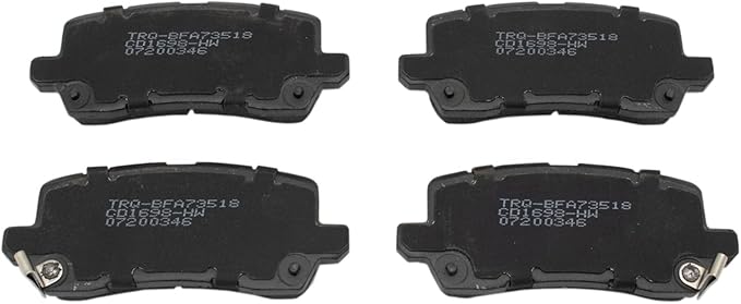 TRQ Rear Brake Pads Ceramic Compatible with 2014-2020 Acura RLX 2015-2020 TLX