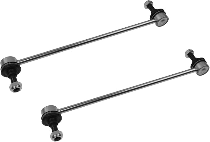 TRQ Front Driver and Passenger Side Sway Bar Link Set 2 Piece Compatible with 01-05 Toyota RAV4; 05-12 Ford Escape; 05-11 Mazda Tribute; 13-22 Mazda CX-5; 14-21 6; 16-23 CX-9; 05-11 Mercury Mariner