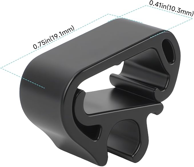 (2-Pack) Windshield Wiper Washer Hose Retention Clips, Compatible with Tesla Model 3 (2017-2025) / Model Y (2020-2025) Windshield Wiper Arm Spray Hose Tube Retainer Clips