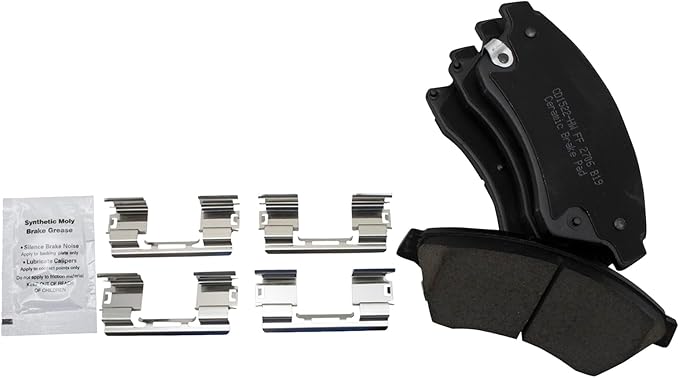 TRQ Front Brake Pads Ceramic Compatible with 2011-2015 Chevrolet Cruze 2016 Cruze Limited 2012-2017 Sonic