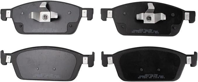 TRQ Front Brake Pads Ceramic Compatible with 2015-2018 Ford Focus 2015-2019 Lincoln MKC