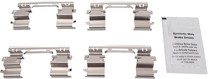 TRQ Front Brake Pads Ceramic Compatible with 2022-2024 Jeep Grand Cherokee 2021-2024 Grand Cherokee L