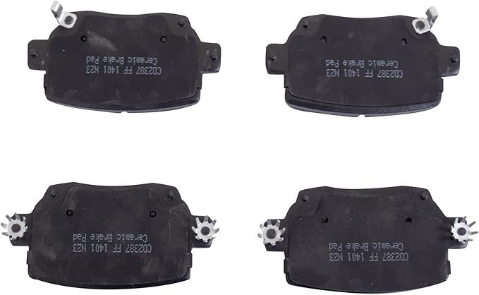 TRQ Rear Brake Pads Ceramic Compatible with 2018-2022 Tesla 3