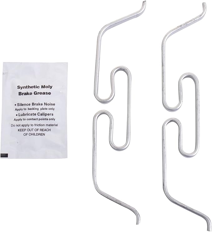 TRQ Front Ceramic Brake Pad Set Compatible with 17-22 Volvo V90 Cross Country 20-22 V60 with 322mm Diameter Front Rotors Models