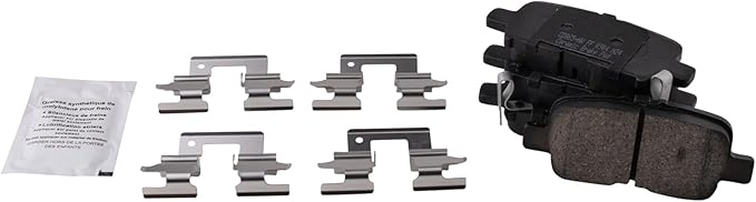 TRQ Rear Brake Pads Ceramic Compatible with 2001-2006 Acura MDX 2002-2004 Honda Odyssey 2003-2008 Pilot