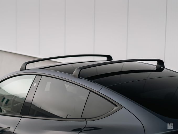 Tesloid.com Aluminum Roof Rack Cross Bars for Tesla Model Y