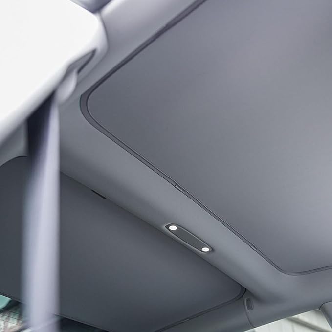 VION Tesla 2023-2021 Model 3 Roof Sunshades - Precision Fit, No Sagging, Full Blackout (Only Compatible with The 2023-2021 Model 3 Made in The US Factories)