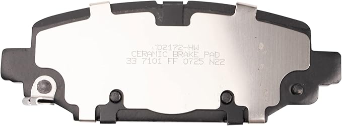 TRQ Rear Brake Pads Ceramic Hardware Compatible with 2018-2020 Jeep Wrangler