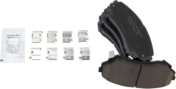 TRQ Front Brake Pads Ceramic Compatible with 2008-2014 Cadillac CTS