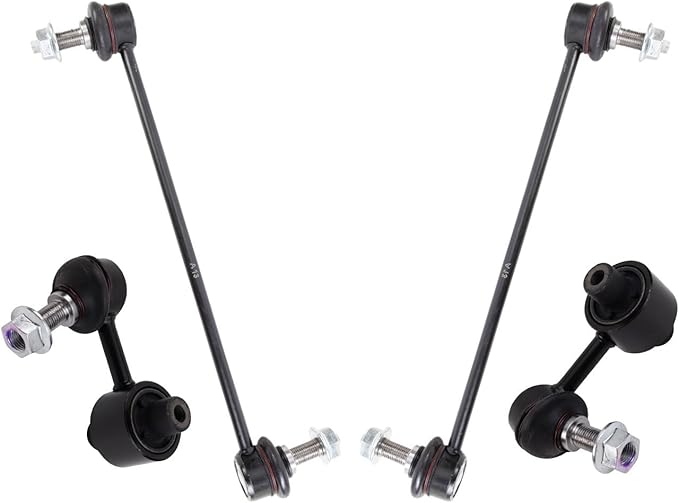 TRQ Sway Bar Link Set Compatible with 2017-2022 Hyundai 2017-2021 Kia