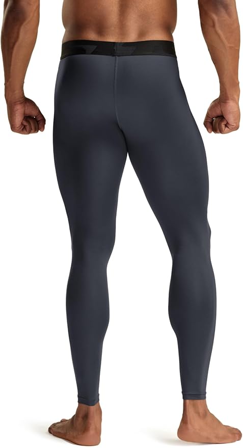 TSLA Men's Compression Pants - Cool Dry Athletic Sports Workout Running Tights Leggings Baselayer