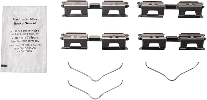 TRQ Rear Brake Pads Ceramic Compatible with 2021-2024 Ford F-150 2024 F-150 Lightning