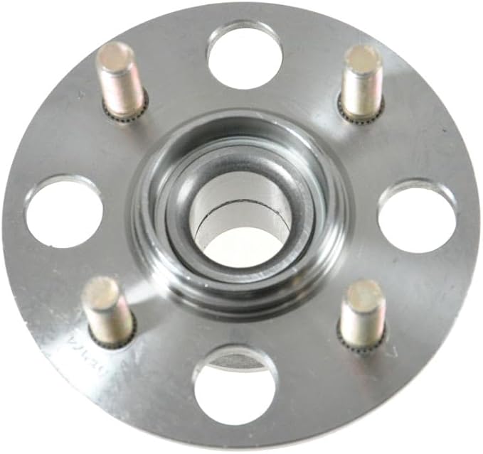 TRQ Rear Left and Right Wheel Bearing and Hub Assembly Set 2 Piece Compatible with 01-03 Honda Civic GX 01-03 Civic DX 01-03 Civic HX 01-03 Civic LX 2003 Civic Hybrid 04-05 Civic LX Without ABS