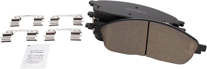 TRQ Front Brake Pads Ceramic Compatible with 2022-2024 Jeep Grand Cherokee 2021-2024 Grand Cherokee L