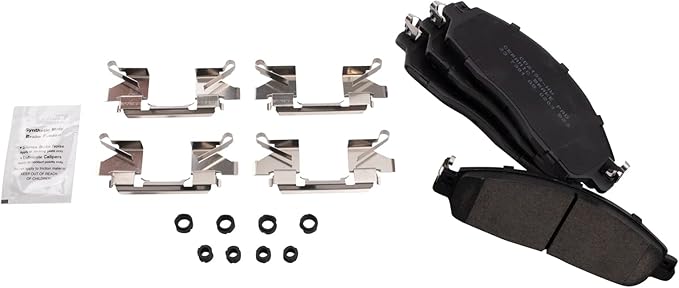 TRQ Front Brake Pads Ceramic Compatible with 2018-2021 Nissan LEAF