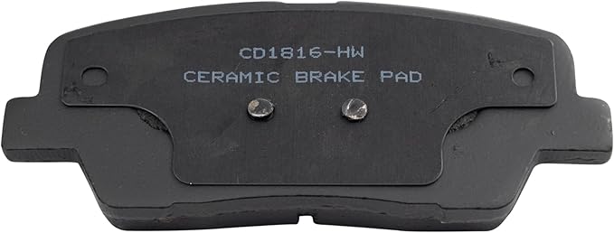 TRQ Rear Brake Pads Ceramic Compatible with 2017-2018 Hyundai Santa Fe Sport 2019 XL 2016-2020 Kia Sorento
