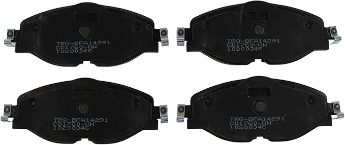 TRQ Front Ceramic Brake Pad Set Compatible with Audi A3 TT VW Golf GTI Jetta